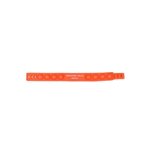 Pop Fidget Wrist Bands Orange